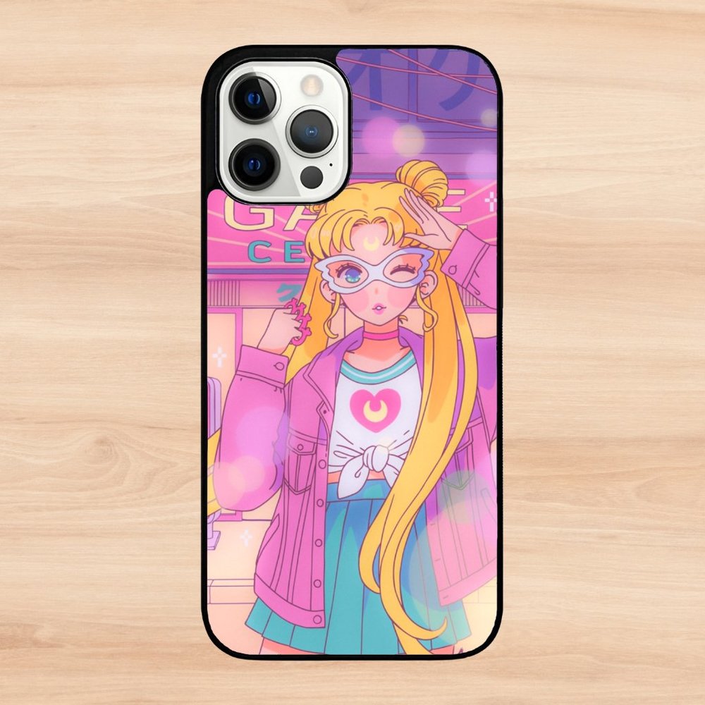 Cute Sailor Moon Anime Girl Gift iPhone Case